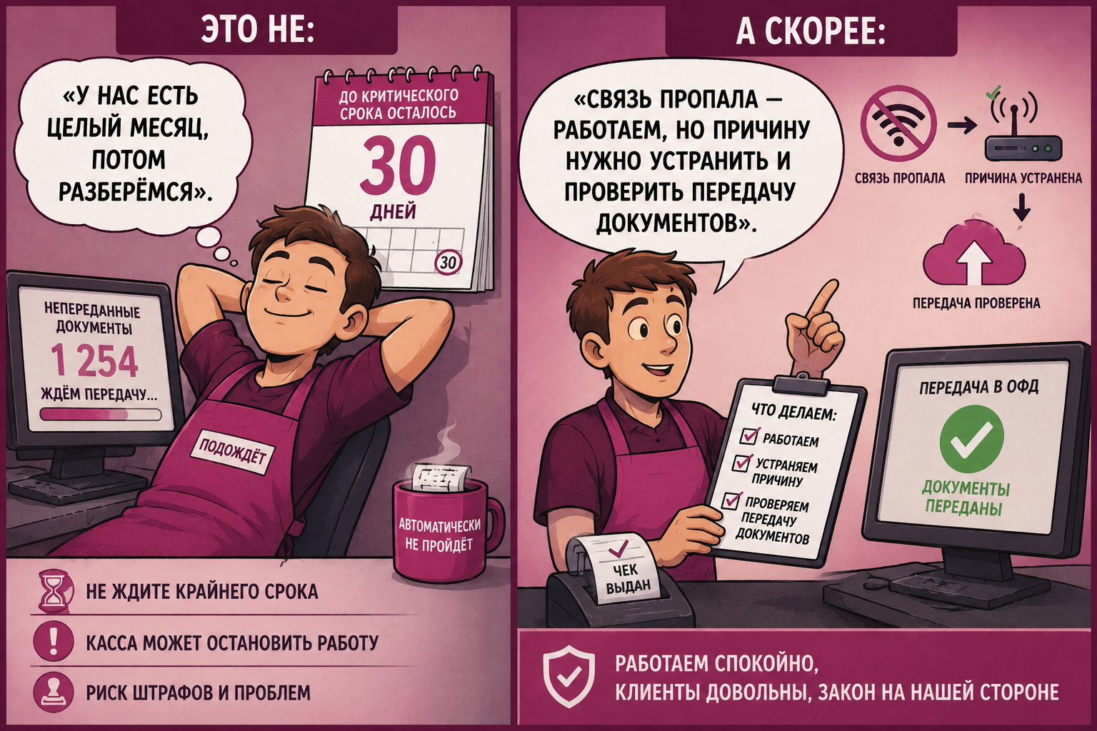 Что будет, если работать на кассе без интернета Что будет, если работать на кассе без интернета