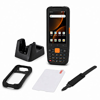 Комплект ТСД MERTECH MovFast S40 Android 13, 4GB/64GB (кредл без передачи, чехол, стекло, ремешок) картинка от магазина Кассоптторг