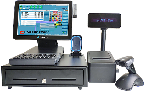 Комплект для автоматизации розничного магазина ПРОФ картинка от магазина Кассоптторг