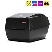 Термотрансферный принтер этикеток MERTECH TLP100 TERRA NOVA 6ips USB, RS232, Ethernet Black картинка от магазина Кассоптторг