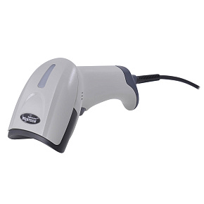 Проводной сканер штрих-кода MERTECH 2320 P2D USB, USB эмуляция RS232, white картинка от магазина Кассоптторг