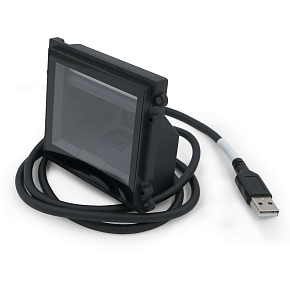 Встраиваемый сканер штрих кода MERTECH 7168 Hr Ai P2D USB, USB эмуляция RS232, black картинка от магазина Кассоптторг